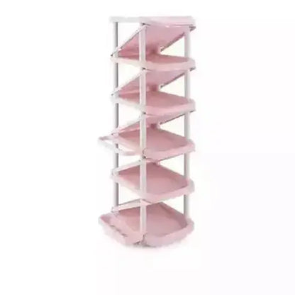 Combination Shoe Rack Shoe Racks & Organizers Pink Multilayer durable plastic combination shoe rack · Dondepiso