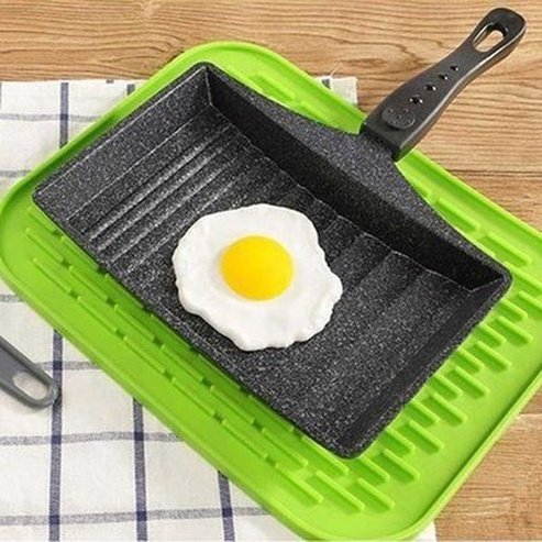 Curved Frying Pan Skillets & Frying Pans Black Non-stick Curved Design Omelette Frying Pan - Dondepiso