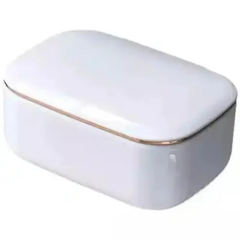Portable Soap Holder Soap Dishes & Holders White Bathroom Waterproof Soap Dish Storage Holder – Dondepiso