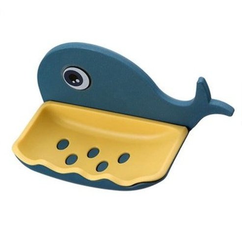 Whale Soap Dish Soap Dishes & Holders Blue / China Castoon whale Soap Dish Holder – Dondepiso