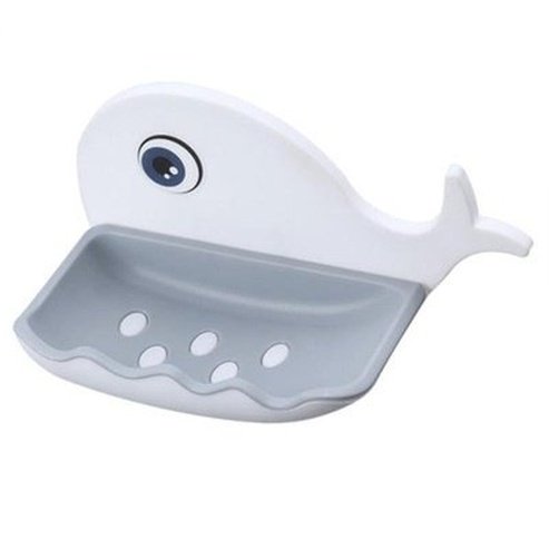 Whale Soap Dish Soap Dishes & Holders White / China Castoon whale Soap Dish Holder – Dondepiso