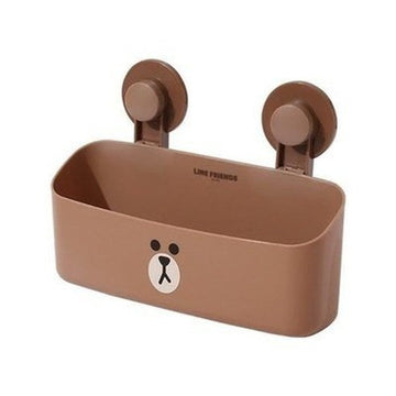 LINE FRIENDS Bathroom Soap Box Soap Dishes & Holders Brown LINE FRIENDS Cartoon Brown Sally Bathroom Soap Box - Dondepiso