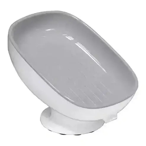 Suction Soap Dish Soap Dishes & Holders Gray Soap Dish with Strong Grip Suction Cup – Dondepiso