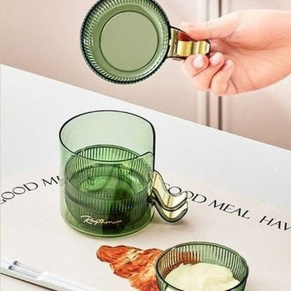 Small Transparent Dipping Dish Plate Set 