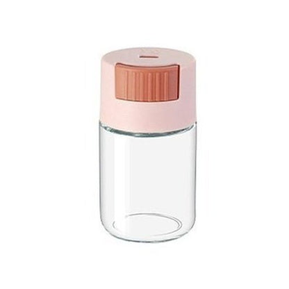 Glass Dispensing Seasoning Jar Spice Organizers Pink  Dust Proof  Glass Dispensing Seasoning Jar · Dondepiso