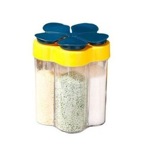 Seasoning Storage Bottle Spice Organizers Blue Multifunctional Seasoning Storage Bottle · Dondepiso