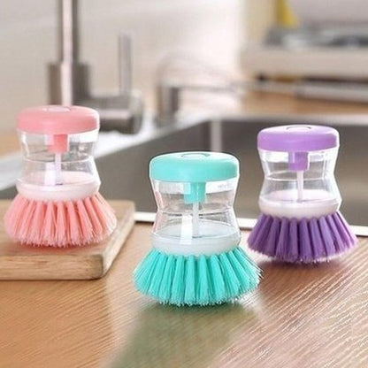 Automatic Soap Scourer Sponges & Scouring Pads Dish Scourer With Automatic Soap Dispenser · Dondepiso