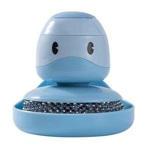 Duckling Scourer Sponges & Scouring Pads Blue Duckling Scourer With Mushroom-Shaped Handle · Dondepiso