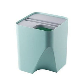 Stackable Trash Can 16L-blue Stackable Trash Can – Dondepiso
