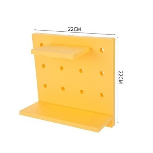 DIY Storage Pegboard Storage Hooks & Racks yellow DIY Decor Wall Storage Pegboard · Dondepiso