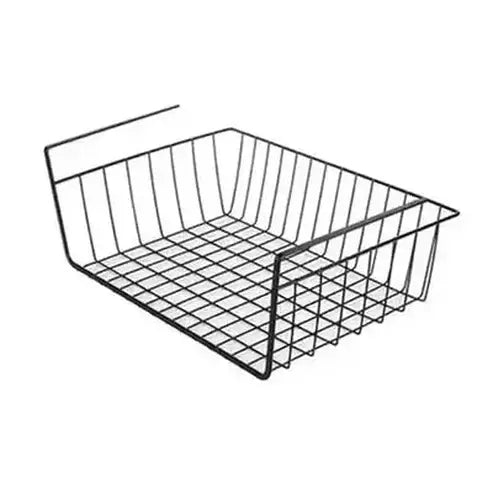 Metal Hanging Basket Storage Hooks & Racks Black / A Metal Under Cabinet Storage Hanging Basket - Dondepiso