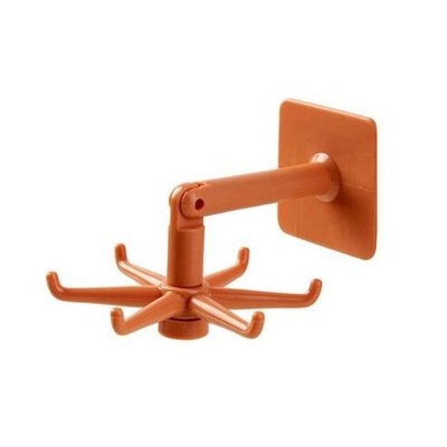 Swivel Hook Shelf Storage Hooks & Racks Orange Multipurpose Hanging Swivel Hook Rack – Dondepiso 