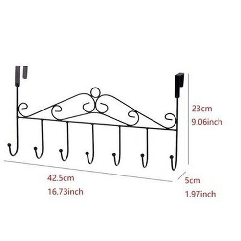 Over Door Rack Storage Hooks & Racks Over Door Hanging Storage Iron Rack · Dondepiso