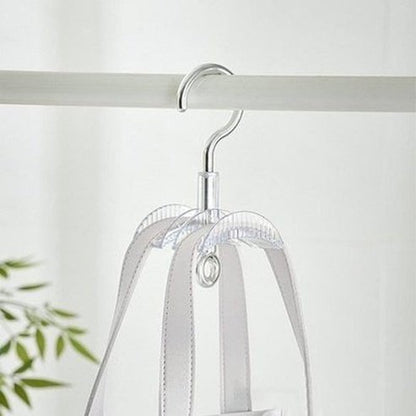 Swivel Handbag Hook Storage Hooks & Racks Transparent Swivel Steel Handbag Storage Hanger - Dondepiso