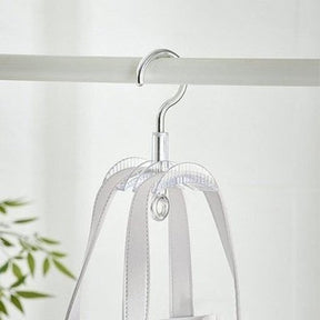Swivel Handbag Hook Storage Hooks & Racks Transparent Swivel Steel Handbag Storage Hanger - Dondepiso