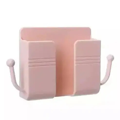 Wall Cell Phone Rack Storage Hooks & Racks Pink Wall Mount Adhesive Mobile Phone Rack – Dondepiso