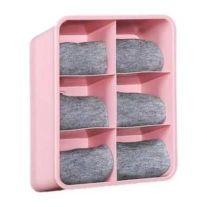 Compartment Bra Underwear Storage & Organization Pink Compartment Bra Underwear Organizer – Dondepiso