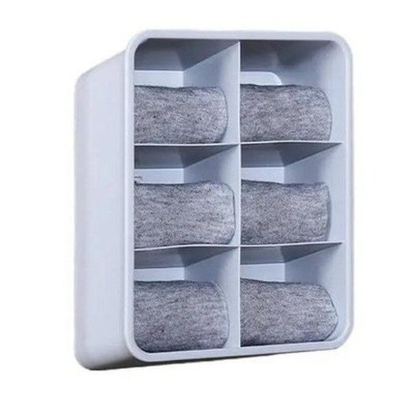 Compartment Bra Underwear Storage & Organization Blue Compartment Bra Underwear Organizer – Dondepiso