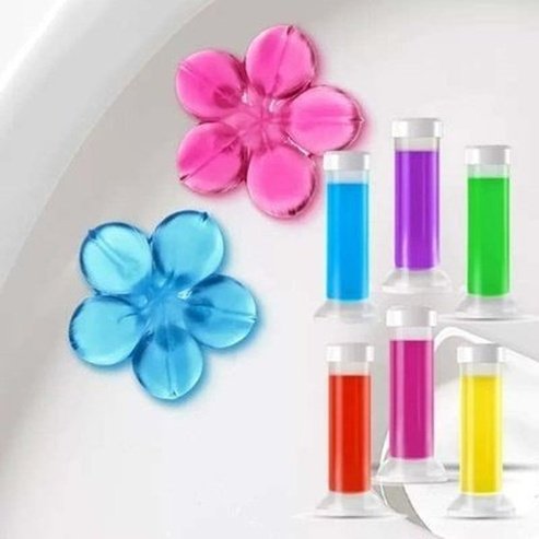 Fresh Flower Gel Stamp Toilet Bowl Cleaners Toilet Fresh Flower Gel Stamp Fragrance Freshener – Dondepiso 