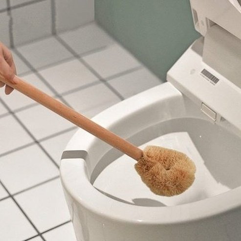 Coir Toilet Brush Toilet Brushes & Holders Brown Sturdy Natural Coir Toilet Brush · Dondepiso