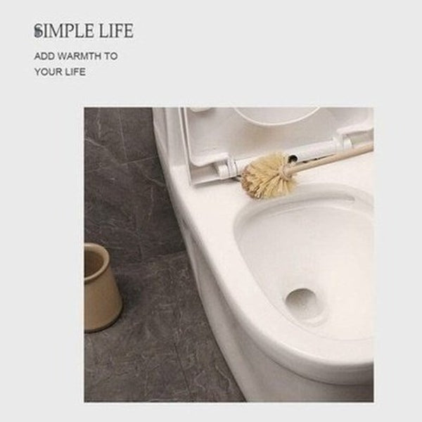 Nylon Toilet Brush Toilet Brushes & Holders Wooden Handle Nylon Head Toilet Cleaning Brush · Dondepiso