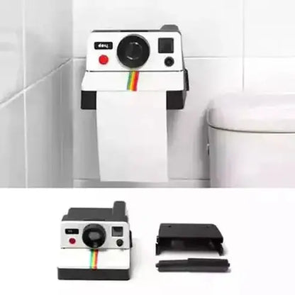 Polaroid Roll Paper Box Toilet Paper Holders White Hanging Retro Polaroid Roll Paper Box · Dondepiso