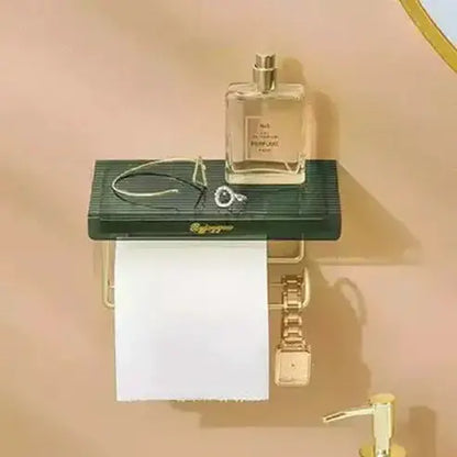 Iron Toilet Paper Holder Toilet Paper Holders Gold Wall Mount Gold Iron Toilet Paper Holder – Dondepiso 