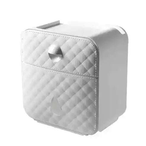 Toilet Paper Box Toilet Paper Holders Gray Wall Toilet Paper Holder Box with Drawer – Dondepiso