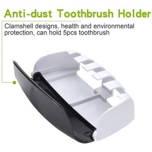 Hanging Toothpaste Dispenser Toothbrush Holders Toothpaste Dispenser Set Plus Toothbrush Holder · Dondepiso