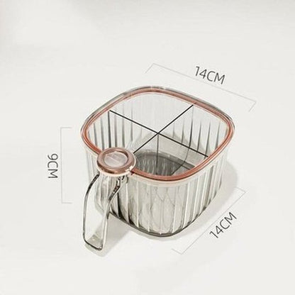 Transparent Plastic Condiment Container With Lid. Spices Storage Box With Spoon. Plastic Clear Condiment Storage Box. Tools & Utensils. Kitchen Organizers: Spice Organizers.