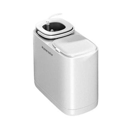Garbage Separation Container Trash Cans & Wastebaskets White Dustbin Sorting wet dry waste – Dondepiso