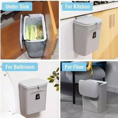 Hanging Trash Can Trash Cans & Wastebaskets Hanging Trash Can Waste Recycle Bin – Dondepiso