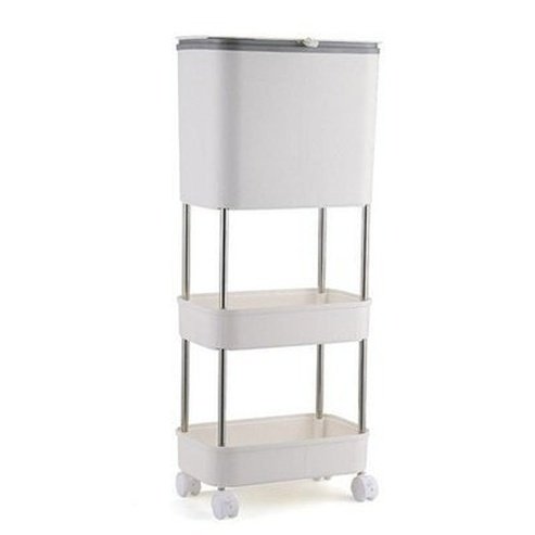 Multi-layer Dustbin Trash Cans & Wastebaskets 3-tier white Multi-layer Recycling Dustbin – Dondepiso