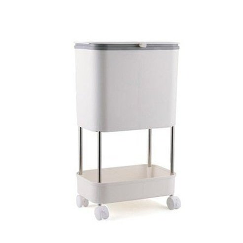 Multi-layer Dustbin Trash Cans & Wastebaskets 2-tier white Multi-layer Recycling Dustbin – Dondepiso