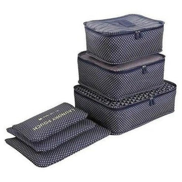 Travel Organizer Bags Storage & Organization navy  Portable Luggage Clothes Tidy Bags – Dondepiso