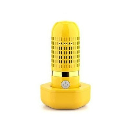 Vegetable Washing Device Ultrasonic Cleaners Yellow Waterproof Rechargeable Vegetable Washing Device · Dondepiso