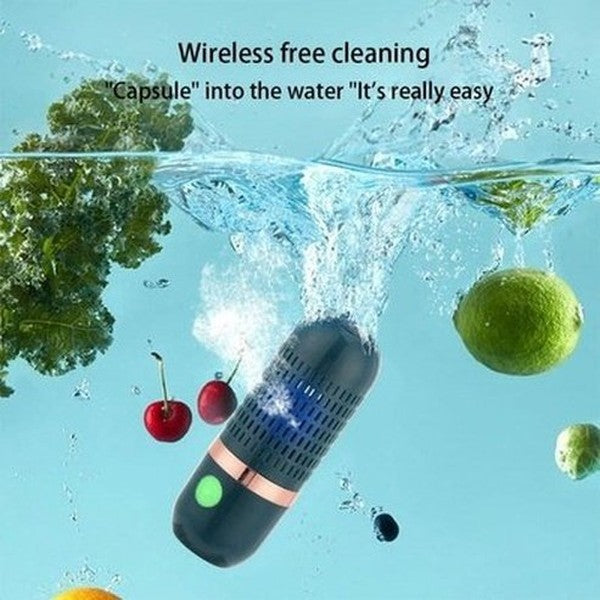 Vegetable Washing Device Ultrasonic Cleaners Waterproof Rechargeable Vegetable Washing Device · Dondepiso