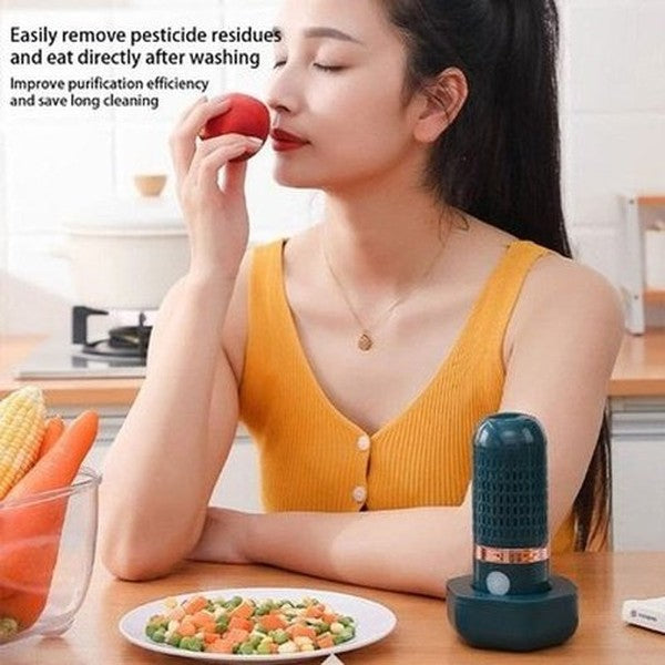 Vegetable Washing Device Ultrasonic Cleaners Waterproof Rechargeable Vegetable Washing Device · Dondepiso