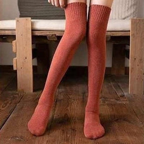 Winter Girls High Socks Underwear & Socks Winter Girls Anti-Fading Thick Thigh High Socks – Dondepiso