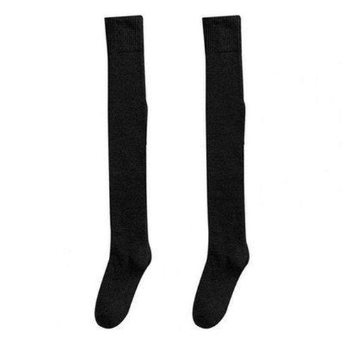 Winter Girls High Socks Underwear & Socks Black / China Winter Girls Anti-Fading Thick Thigh High Socks – Dondepiso