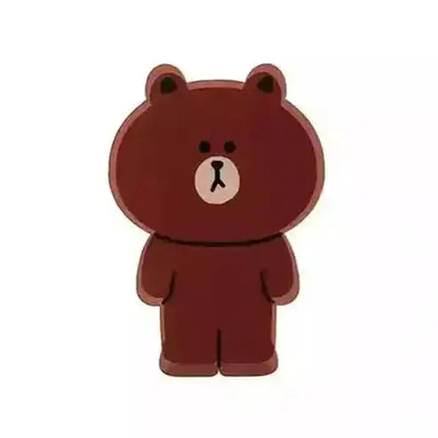 LINE FRIENDS ornaments vase Vases Brown LINE FRIENDS Brown Cony Sally Leonard Decor Vases - Dondepiso