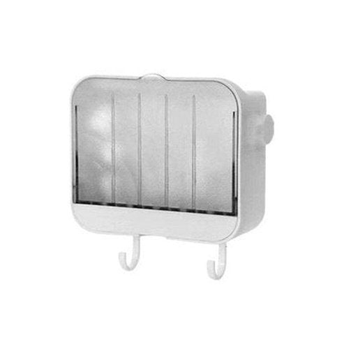 Wall Soap Storage Box Soap Dishes &Holders 01 Punch-Free Wall Mount Soap Box with Lid – Dondepiso