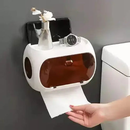 Wall Toilet Paper Holder Toilet Paper Holders Hanging Wall Mount Toilet Roll Holder – Dondepiso