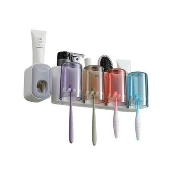 Toothbrush Rack and Toothpaste Dispenser Box ยท Dondepiso