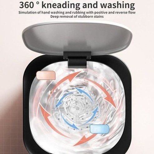 Mini Washing Machine Washing Machines White Portable Mini Washing Machine For Underwear · Dondepiso