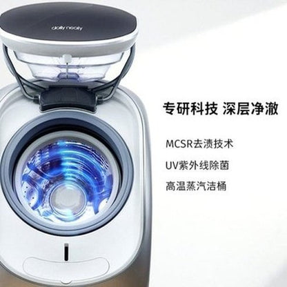 Automatic Washing Machine Washing Machines Silver Smart APP Control Automatic Washing Machine · Dondepiso 