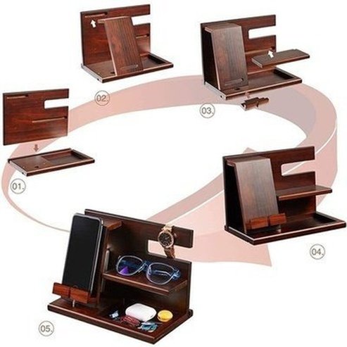 Wooden Display Mobile Stand Mobile Phone Stands Wood Wood Display Mobile Storage Stand · Dondepiso