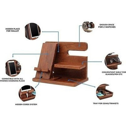 Wooden Display Mobile Stand Mobile Phone Stands Wood Wood Display Mobile Storage Stand · Dondepiso