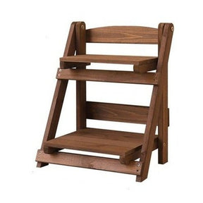 Wooden Plant Stand Plant Stands Coffee Retro Style Decoration Wooden Plant Stand · Dondepiso