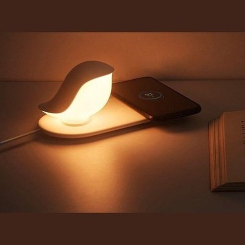 Xiaomi Mijia Mobile Phone Night Light Wireless Charging 10W Eye Protection Warm Tone Light Set Fast Charge Portable Led Lamp For Bedroom. Night Lights & Ambient Lighting